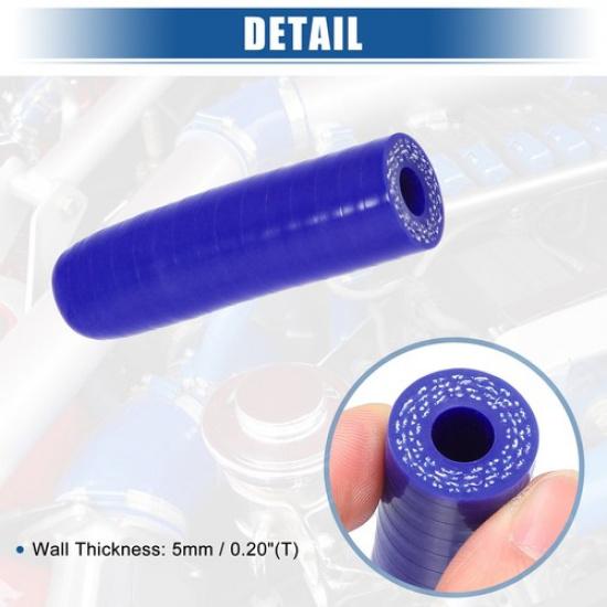 ONE 8mm Silicone Coolant Cap with Clamp for Coolant Heater Water Port Universal