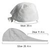 Adjustable Scrub Cap with Button for Mask Loop Christmas Dinosaur Pattern Medical Nurse Hat Surgical Hat for Healthcare Professionals