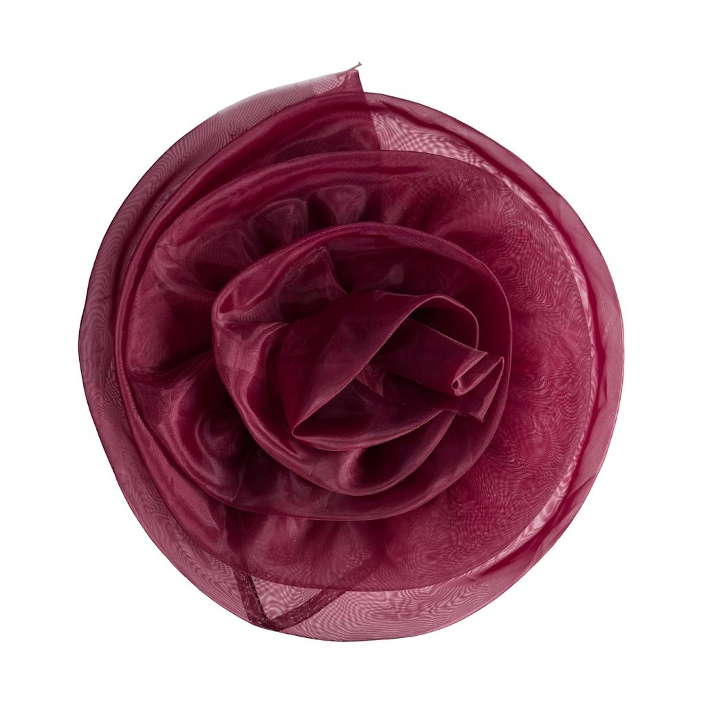 Oversized 3D Flower Brooch Handmade Flower Accessory for Clothing and Home Decors with Realistic Polyester Texture