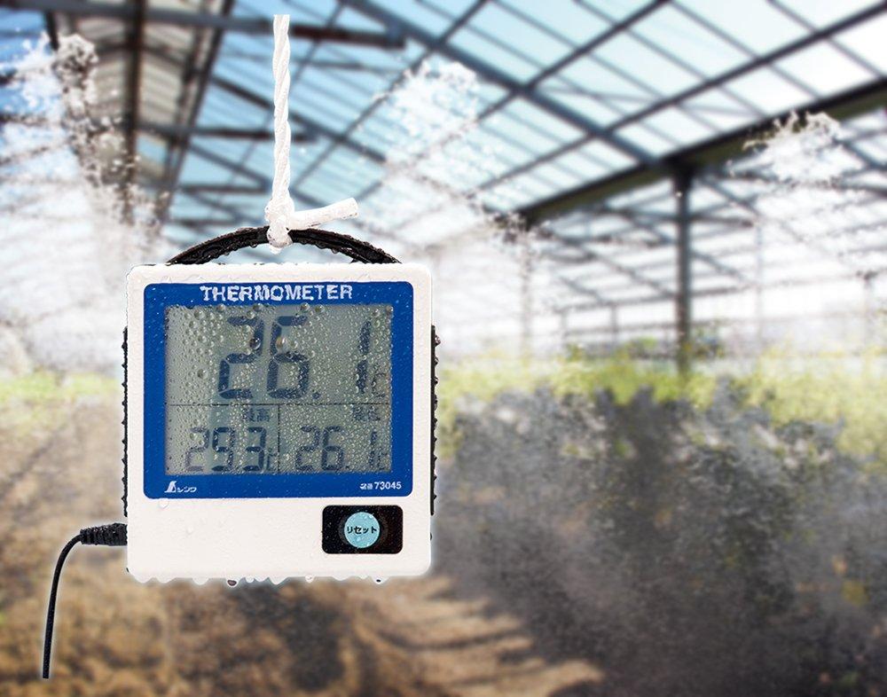 Shinwa Sokutei Digital Thermometer G-1, Maximum/Minimum Measurement, Waterproof