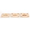 3 Pcs 0.25 0.5 1 Degree Guitar Maple Plate Maple Plate Wood Guitar Neck Shim  for Bass Guitar