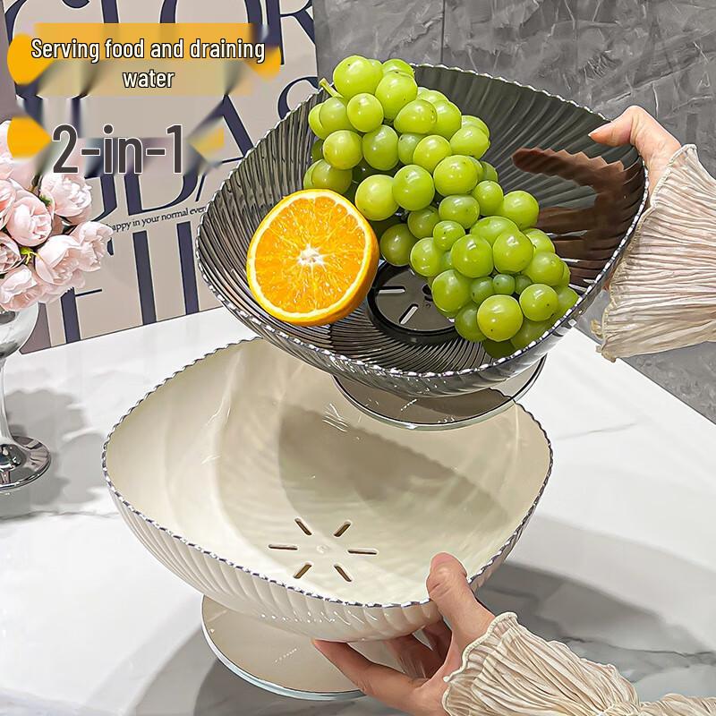 Элегантный кремовый журнальный столик, тарелка для закусок