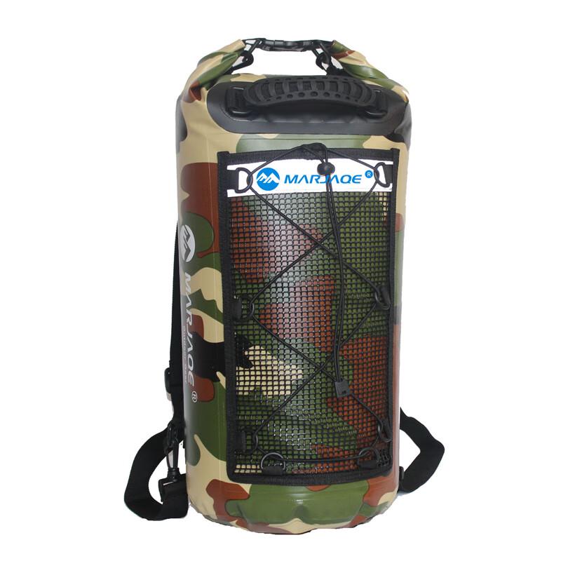 MARJAQE 25L Camo Waterproof Dry/Wet Separation Backpack