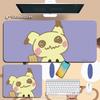 Quality Leather Pikachu Mouse Pad Pokémon Keyboard Pad Student Learning Writing Table Mat Waterproof Oil Resistant Tablecloth