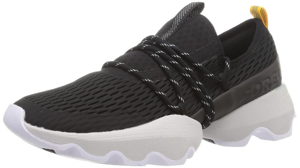 Sorel Kinetic Impact Lace NL4694 Women's Sneakers, Size 23.5cm, Black and White
