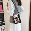 Niche design cherry small square bag new women's bag fashionable versatile popular small square bag shoulder bag messenger bag