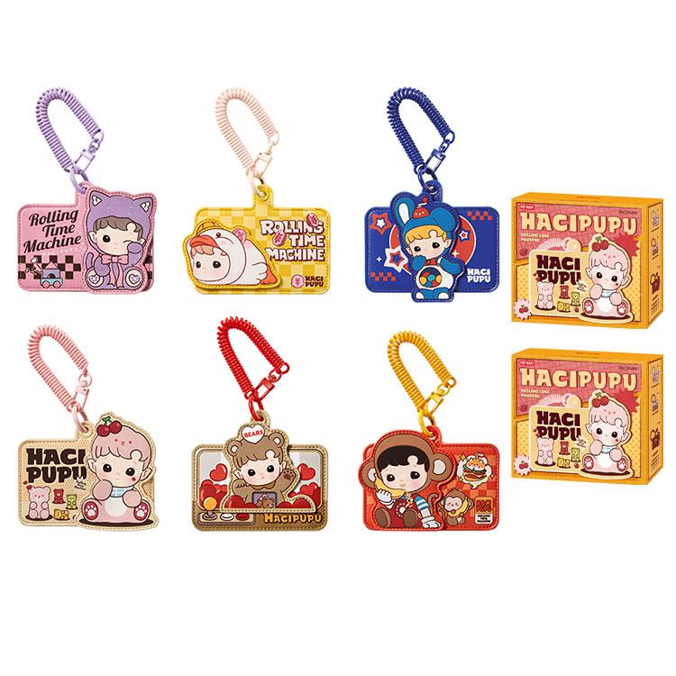 New POP MART HACIPUPU Time Machine Collection Card Holder Mystery Boxes Single Mystery Box/Full Box 6 Pcs PPMT-2505-0046