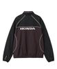 Phyps Motorcycle Nylon Vintage Color Block Track Jacket Red