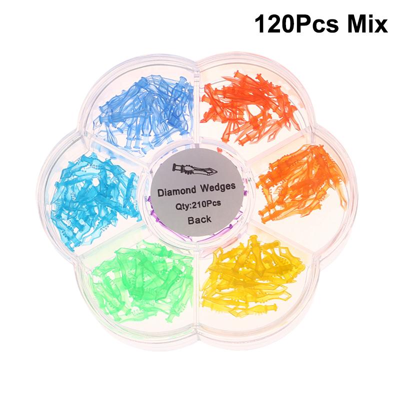 

40/210 шт. одноразовые пластиковые стоматологические клинья алмазные клинья межзубные щели клинья матрица адаптивные стоматологические материалы