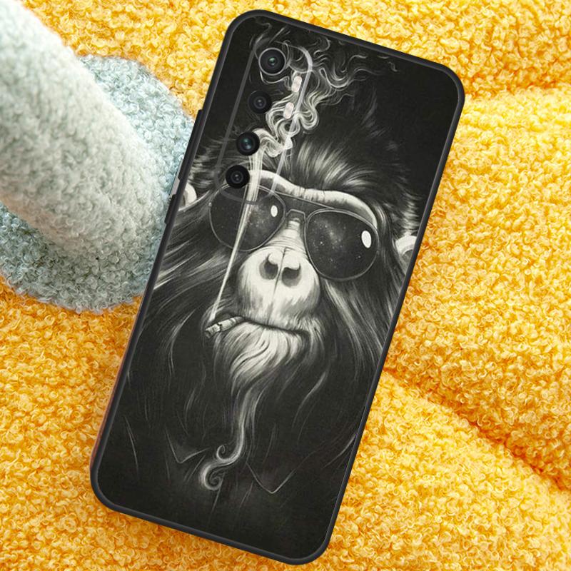 Cartoon Monkey Case For Xiaomi 15T 14T 13T 14 15 Ultra 17 Pro Max Cover For POCO F8 F7 F5 F6 X5 X6 X7 Pro
