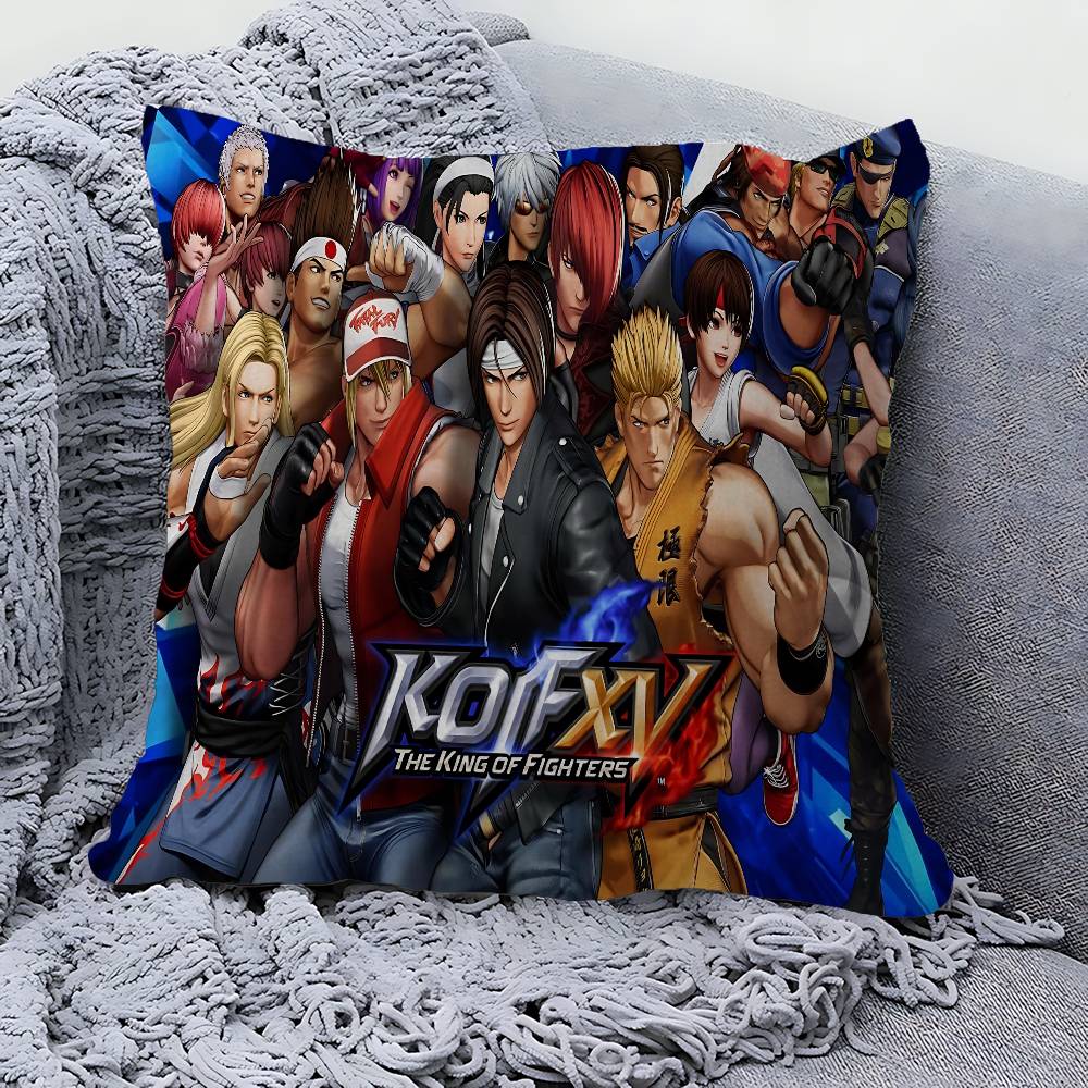 Fighting Game K-King of F-Fights Personalized Pillow Cover Kids Bedroom Wild Party Decor Pillowcase kid Birthday shower Gift