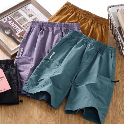 Pantalons Courts pour Garçons pour l'Été Shorts de Travail Cools Décontractés et Mode Polyvalents Pantalons à Séchage Rapide