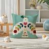Geometric Animal Pattern Pillow Case Pillow Case Plush Fabric Soft Double Sided Print Home Sofa High Quality Cushion
