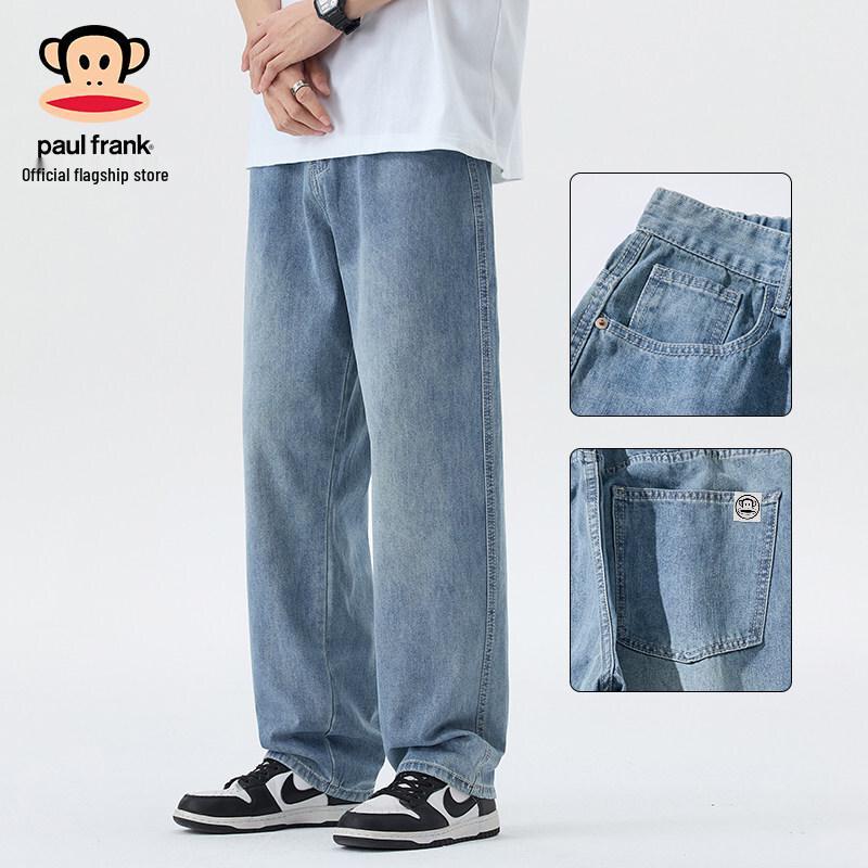 paul frank Men's American Retro Straight Loose Jeans