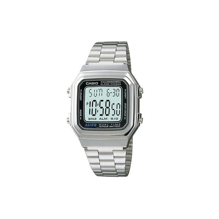 CASIO Men YOUTH Gray Watch A178WA-1A A178WA-1A Silver Strap
