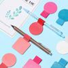 4PCS Adjustable Portable Convenient Elastic Loop Notebook Leather Pen Clips Self-adhesive Pen Holder