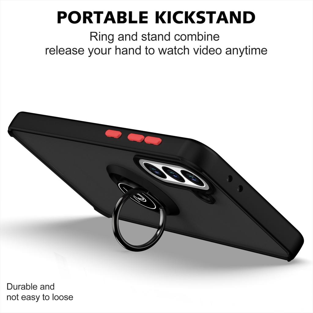 Armor Matte Case For Samsung Galaxy A56 A36 A26 A16 A06 A55 A35 A25 A15 A05 A05S M54 M34 Magnetic Ring Stand Shockproof Cover