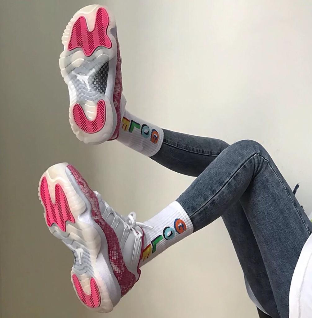 Air Jordan 11 Retro Low Pink Snakeskin 2019 Women's  AH7860-106