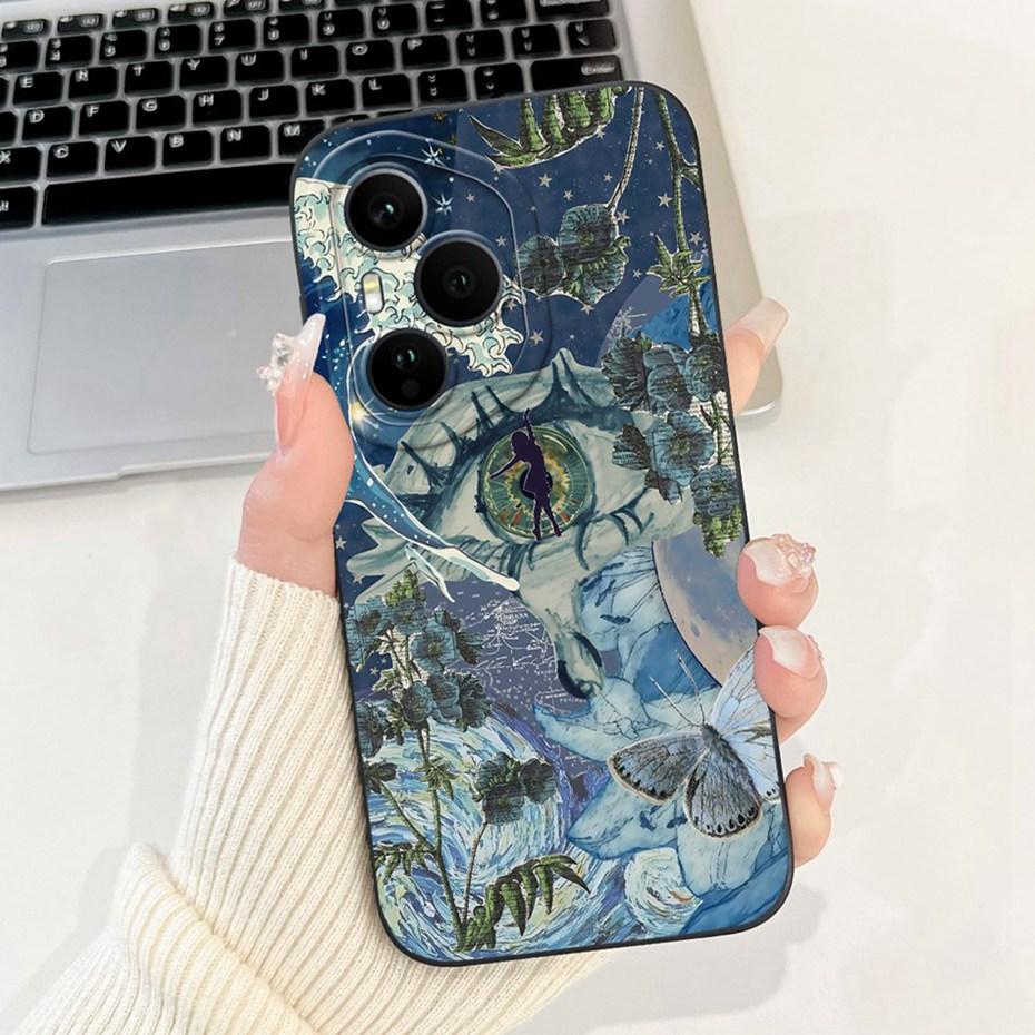 Fashion Painting Phone Case For Honor 400 Pro Honor400 Soft Silicone Shockproof Cover For Honor 400 400Pro 5G Cases Bumpers