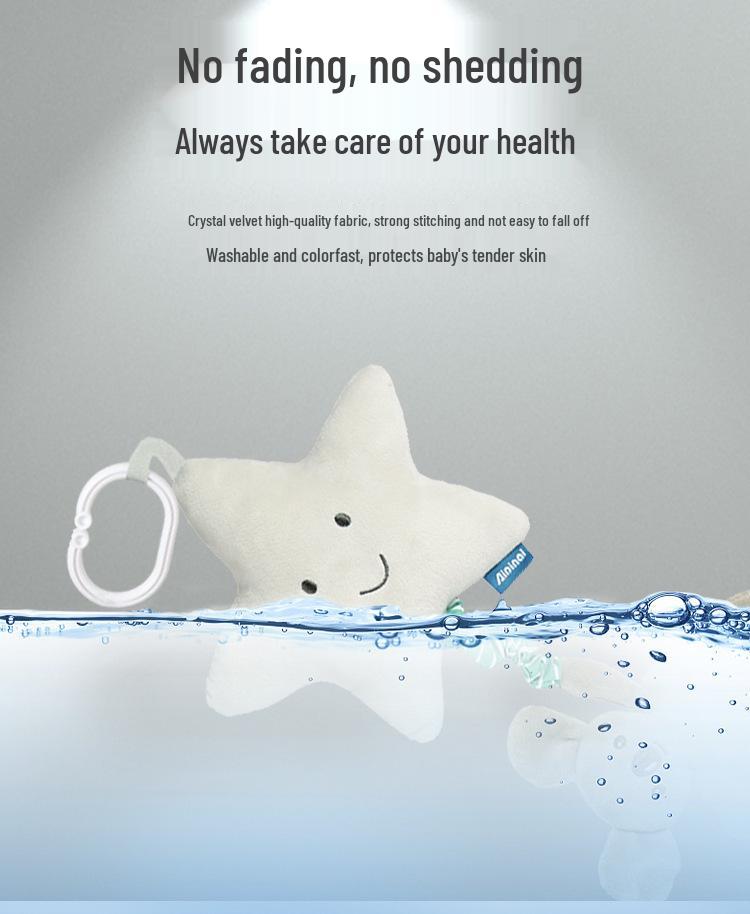 Rainbow Cloud & Animal Crib Mobile Musical Toy