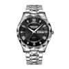Men's watch waterproof double calendar luminous business watch quartz watch
