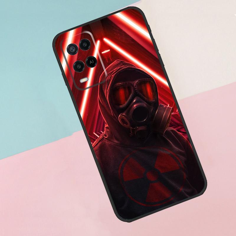 Nuclear Mask Gas Mask For Oppo A74 A94 A54 A80 A78 A98 A40 A60 A18 A38 A58 A15 A17 A77 A57S A16 A76 A96 Phone Case
