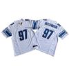 Mens American Football Jersey With Embroidered Number 14 Lion Team Design Cotton Blend Unisex Sportswear Training Game