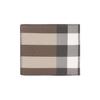Burberry Check Double Fold Cotton Coin Purse Wallet Men Wallet Brown 80366681