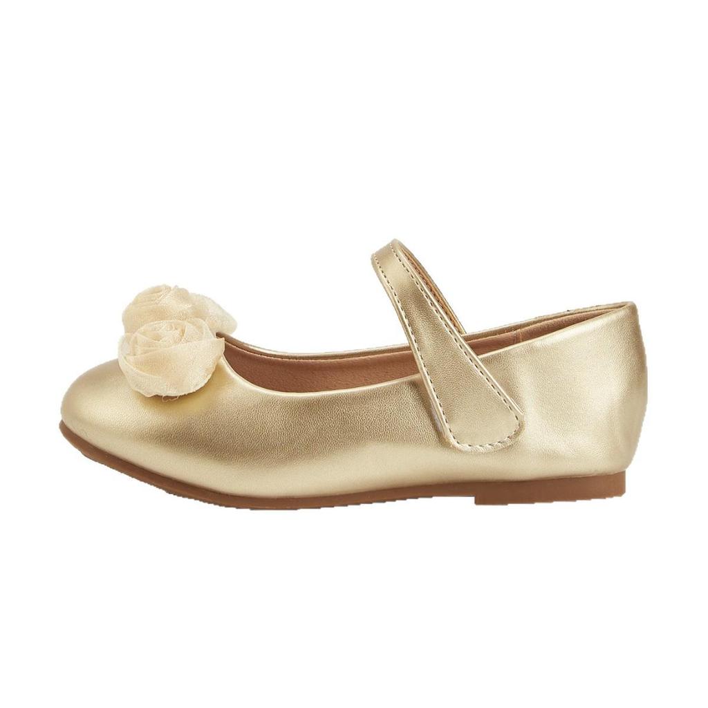 2026 Mädchen Leder Blume Flach Prinzessin Schuhe