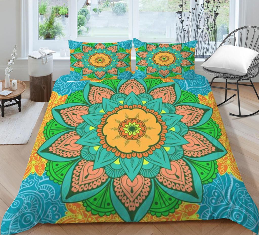 Boho Duvet Cover Set Bedding Set Cover Boho Style Boho Home Bedding Set Man Woman Single Double Size Bed Clothes