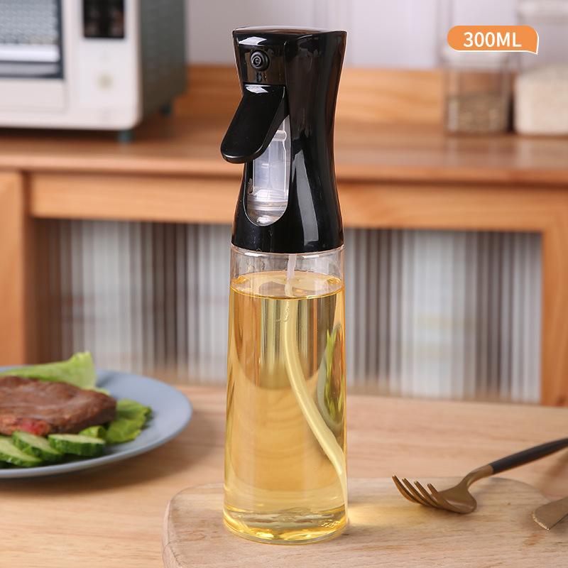 Oil Spray Bottle For Cooking Kitchen Olive Oil Sprayer For Camping BBQ Baking Vinegar Soy Sauce 200ml 300ml Kitchen Accessories