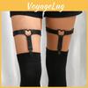 Ring Punk Leg With Heart Detail And Adjustable Fit For Cosplay And Fashion Wear