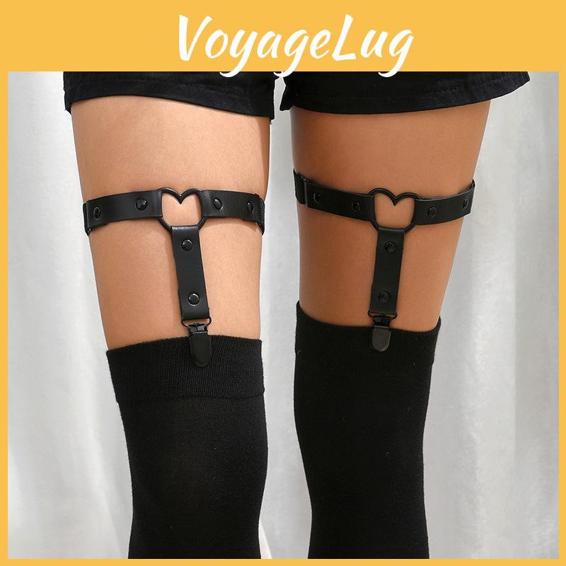 Ring Punk Leg With Heart Detail And Adjustable Fit For Cosplay And Fashion Wear