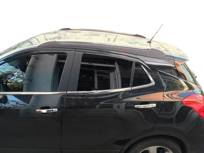 Bordas externas dos vidros (8 peças, aço inoxidável) Carmos - aço turco para Opel Mokka 2012-2021