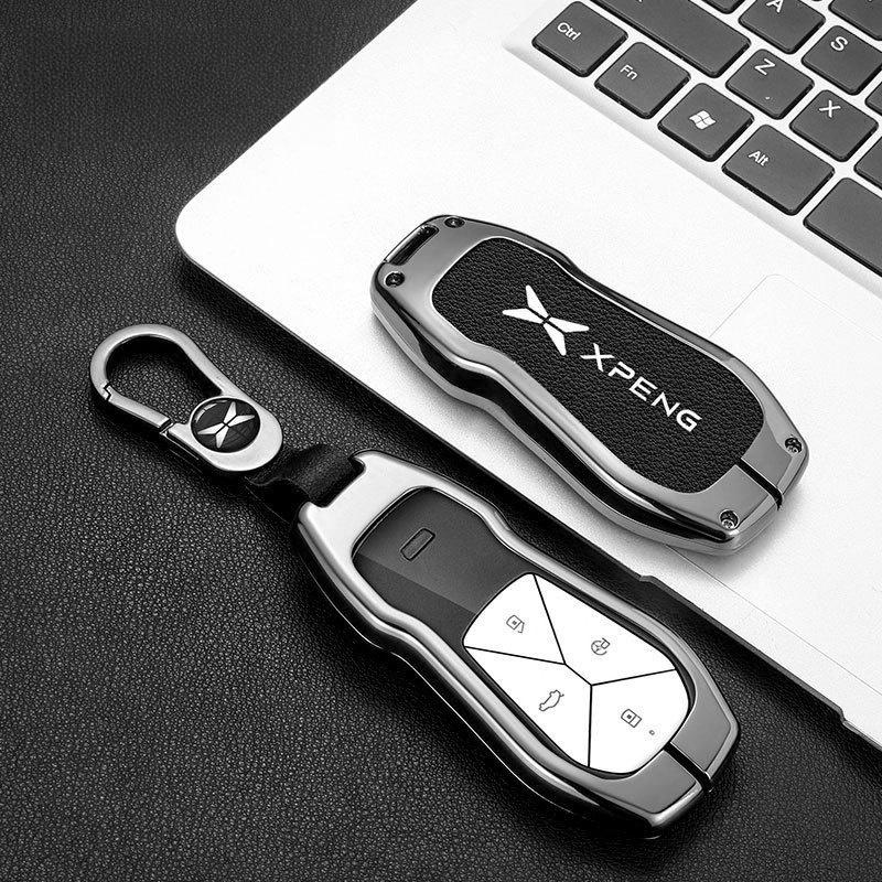 Stop+Skóra Etui Pokrowiec Powłoka na Brelok do Kluczyków Samochodowych Dla Xpeng Xiaopeng p7 p7i p5 g3 g3i g9 g6 22-23 Uchwyt Brelok Akcesoria Wnętrza