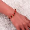 Fashion Charm Cute Seven Star Ladybug Autumn Chrysanthemum Red Insect Connection Bracelet Women Party Music Jewelry Accessories