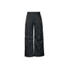 Comfortable Solid Color Loose Casual Pants Women Bottoms Black White HF9466-010