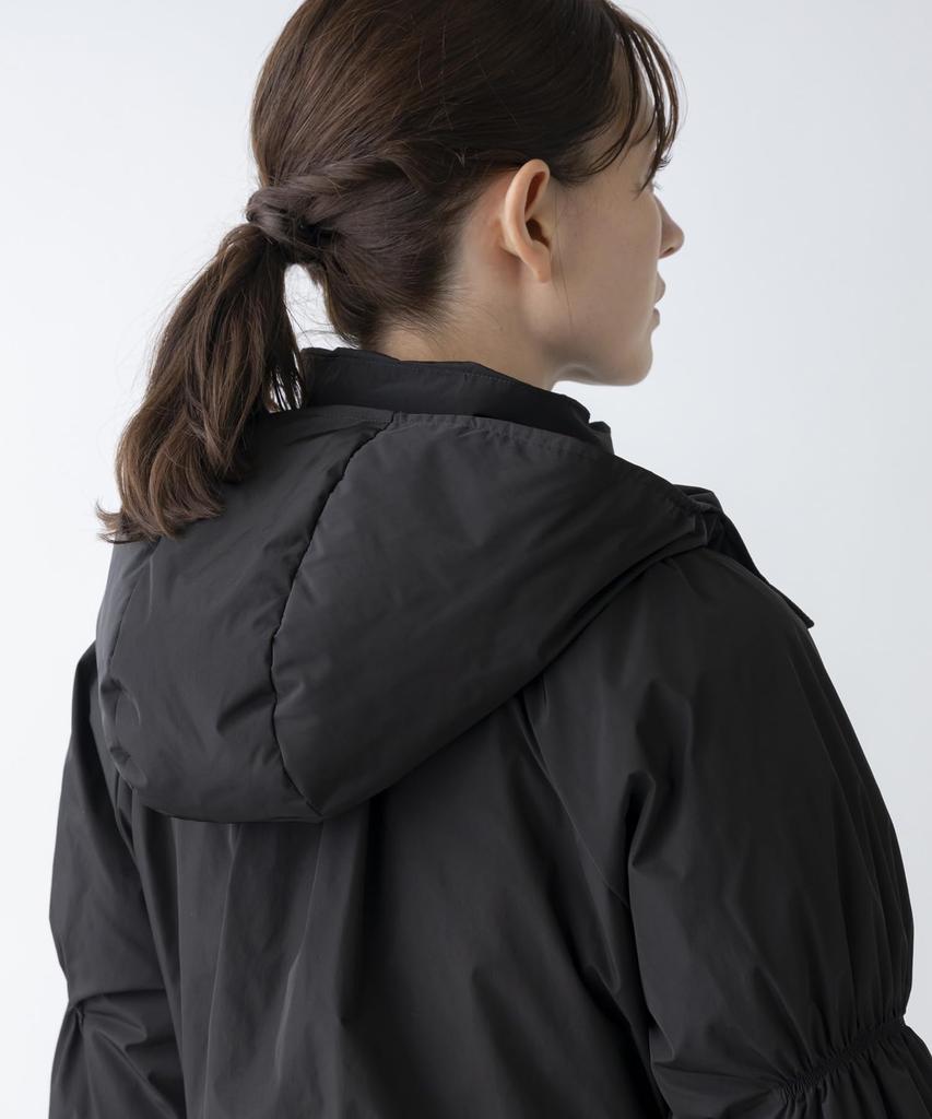 Sono Victoria Down Hoodie Puffy Size Jacket, Black, 1, Women's