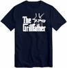 The Grillfather Bbq Lover Tshirt Gifts For Dadhusband Chef Bbq Party Top Tee