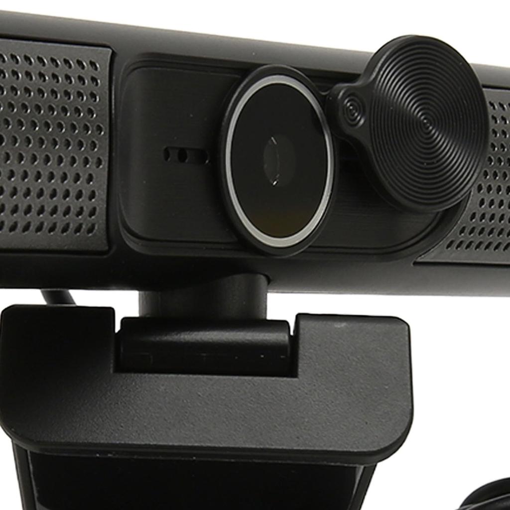 2K USB Webcam with Auto HiFi Speaker, No Reduction Mic, Plug and Play PC Camera for Video Chat on Desktop Laptop