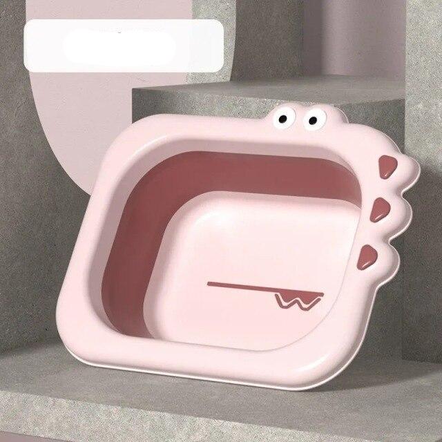 Lavandino per Bambini Pieghevole Prodotti per Neonato Lavandino Lavabo Domestico per Neonato Vasca da Bagno per Bambino
