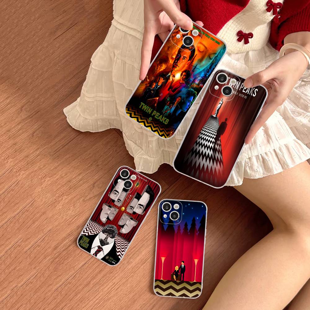 YNDFCNB Welcome To Twin Peaks Transparent Phone Case For IPhone 16 15 14 13 12 11 Pro Max Plus Soft Cover