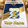 Flannel Blanketifk göteborg Custom Name Text Personalized Soft Warm Throw Blanket Home Decor Gift