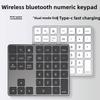 Rechargeable Mini Digital Keypad 35 Keys Wireless Numeric Keypad Wireless Keyboard  Laptop Notebook