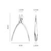 Professional Stainless Steel Nail Clippers Pointed Eagle Clippers Thick Grey Toenails Clippers Pedicure Tools Dead Skin Scissors