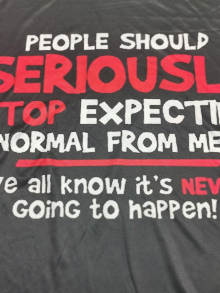 Men's 'Expecting Normal from Me' Slogan T-Shirt – Vintage Crew Neck, Comfort Stretch, Machine-Washable, Summer Essential