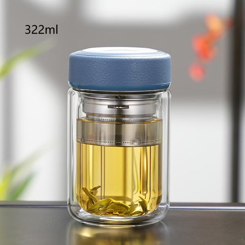Shangqi Portable Borosilicate Glass Mug with Lid