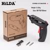 Hilda Wiederaufladbarer Multifunktions-Mini-Elektroschraubendreher-Satz