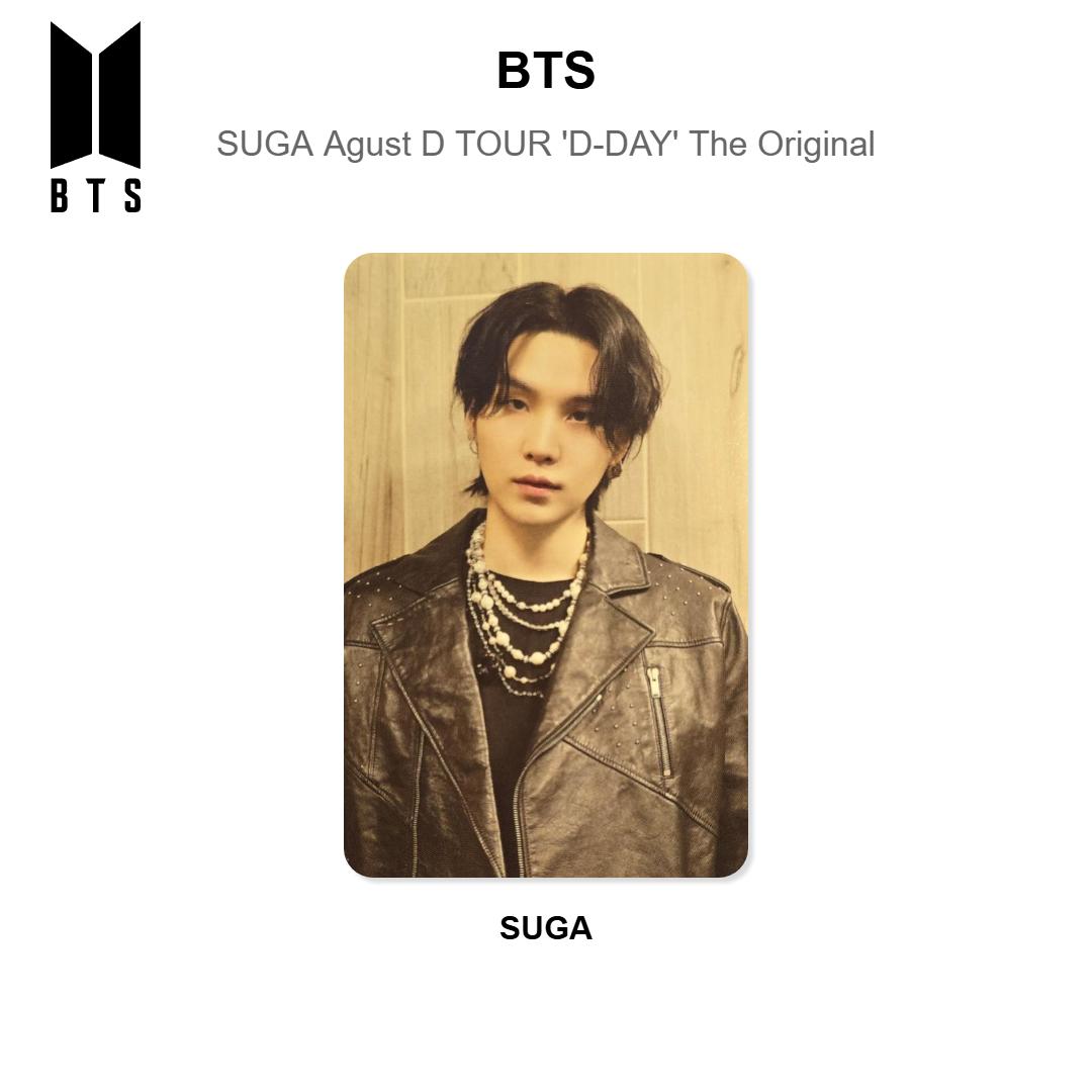 BTS SUGA | Agust D TOUR D-DAY The Original Official Photocard SUGA 18