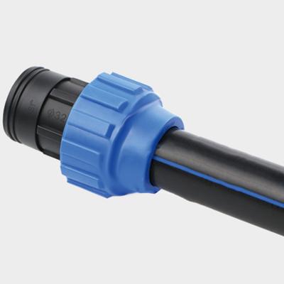 Water Pipe Fittings Blue Connector High Quality PE